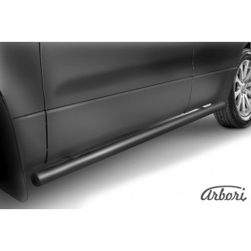 Защита порогов d57 труба Arbori черн. для Suzuki GRAND VITARA 5дв. 2005-2008