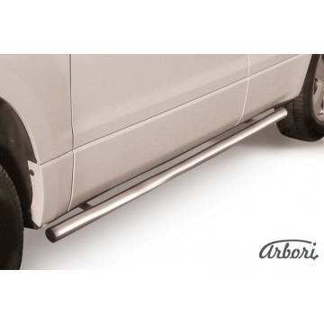 Защита порогов d57 труба Arbori нерж. сталь для Suzuki GRAND VITARA 5дв. 2008-2012