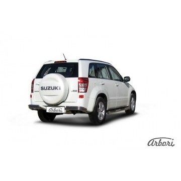 Уголки d57+d42 двойные Arbori нерж. сталь для Suzuki GRAND VITARA 5дв. 2008-2012
