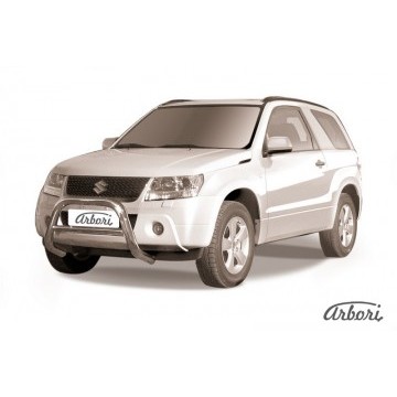 Защита передняя Arbori d76 низкая SUZUKI GRAND VITARA 3 doors 2008-2012