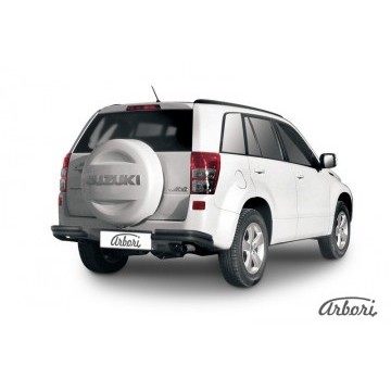 Уголки d57+d42 двойные Arbori черн. для Suzuki GRAND VITARA 5дв. 2008-2012