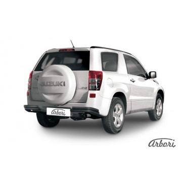 Уголки d57+d42 двойные Arbori черн. для Suzuki GRAND VITARA 3дв. 2008-2012