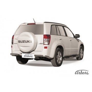 Уголки d57 Arbori нерж. сталь для Suzuki GRAND VITARA 5дв. 2012-2015