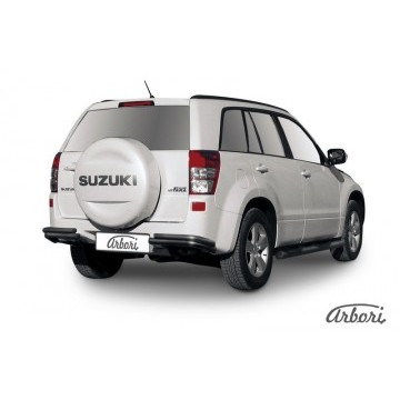 Уголки d57+d42 двойные Arbori черн. для Suzuki GRAND VITARA 5дв. 2012-2015