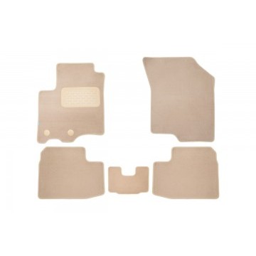 Коврики в салон Klever Premium SUZUKI Swift 2005-2011, хб., 5 шт. (текстиль, бежевые)