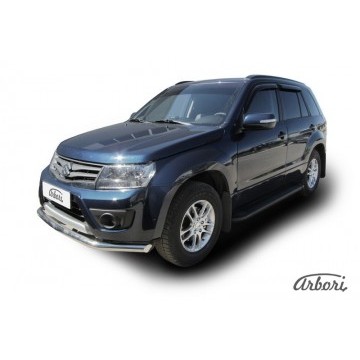Комплект алюминиевых порогов Arbori Optima Black 1700 для SUZUKI SX4 2014-нв
