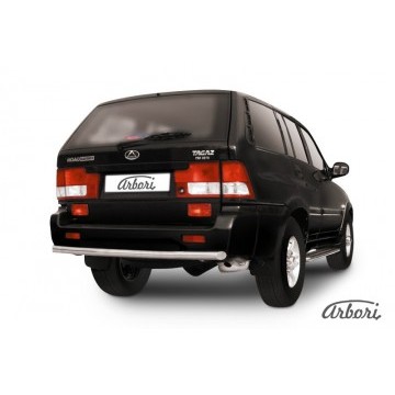 Защита заднего бампера d57 Arbori нерж. сталь для Тагаз ROAD Partner 2008-2011