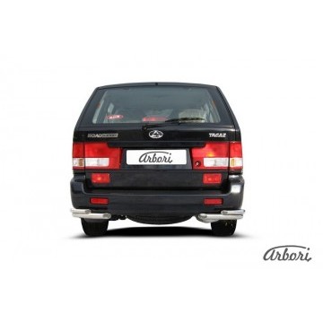 Уголки d57+d42 двойные Arbori нерж. сталь для Тагаз ROAD Partner 2008-2011