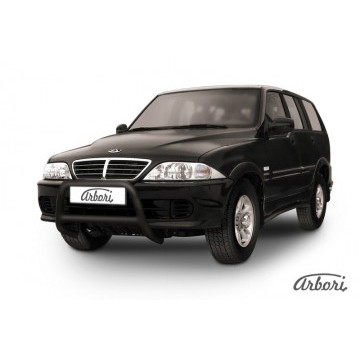 Кенгурятник d57 низкий  Arbori черн. для Тагаз ROAD Partner 2008-2011