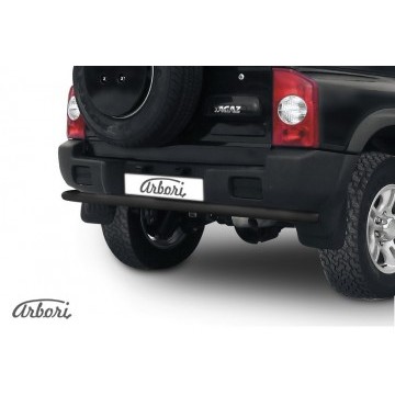 Защита заднего бампера d57 Arbori черн. для Тагаз TAGER 5 дв. 2008-2012