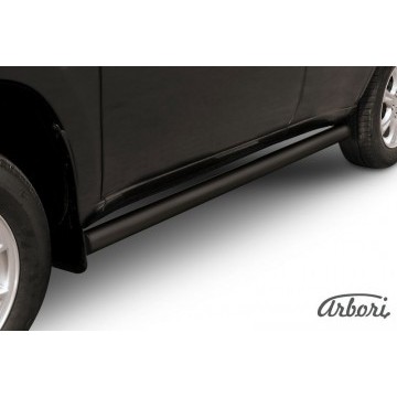 Защита порогов d76 труба Arbori черн. для Тагаз TINGO 2011-2014