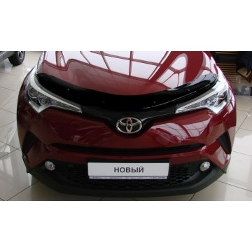Дефлектор капота Toyota CH-R, 2016-, темный