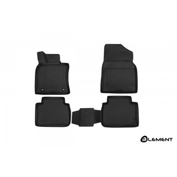 Коврики 3D в салон TOYOTA  Camry, 2018->, 4 шт. (полиуретан)