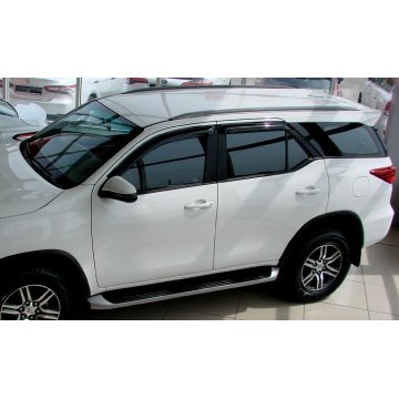 Дефлекторы окон Toyota Fortuner, 2015-, 4ч., темный