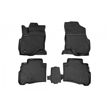 Коврики 3D в салон TOYOTA Fortuner, 01/2017-> 4шт. (полиуретан)
