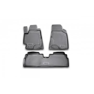 Коврики в салон TOYOTA Highlander (I, ХU20), 2001-2007, 3 шт. (полиуретан)