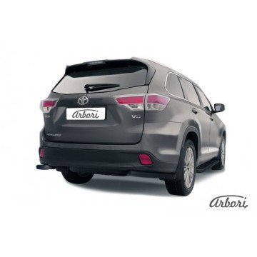 Уголки d57 Arbori черн. для TOYOTA Highlander 2014-2016