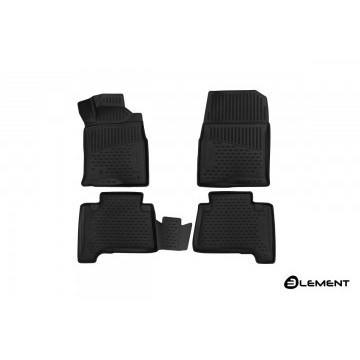 Коврики 3D в салон TOYOTA Hilux Surf, 2002-2009, внедорожник, П.Р., 4 шт. (полиуретан)