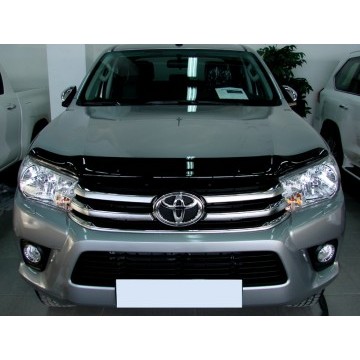 Дефлектор капота темный TOYOTA Hilux 2015-