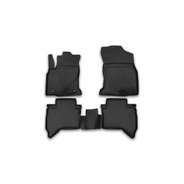 Коврики в салон TOYOTA Hilux, 08/2015->, 4 шт. (полиуретан)