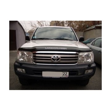 Дефлектор капота темный TOYOTA LAND CRUISER 100 1998- (Logo), NLD.STOLCR9812L
