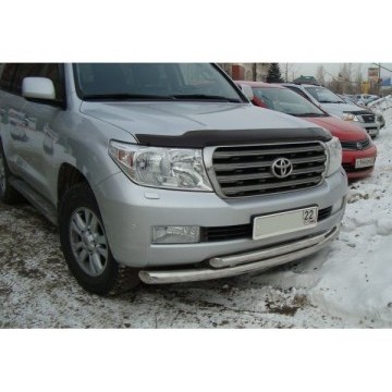 Дефлектор капота темный TOYOTA LAND CRUISER 200 (Logo) 2007-2015, NLD.STOLCR0712L