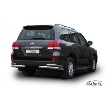 Уголки d76+d42 двойные  Arbori нерж. сталь для Toyota LC200 2007-2012