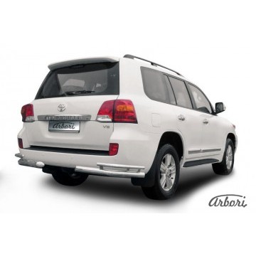 Уголки d76+d42 двойные Arbori нерж. сталь для Toyota LC200 2013-2015