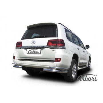 Уголки d76+d42 двойные Arbori нерж. сталь для Toyota LC200 2015-нв