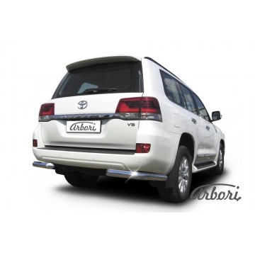Уголки d76  Arbori нерж. сталь для Toyota LC200 2015-нв