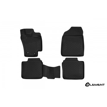 Коврики 3D в салон TOYOTA  Allion/Premio (260) 4WD, 2012-2015, правый руль, сед., 4 шт. (полиуретан)