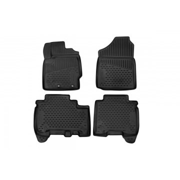 Коврики 3D в салон подходят для TOYOTA Ractis, 2010-2016 П.Р. хетчбек, 4шт. (полиуретан)