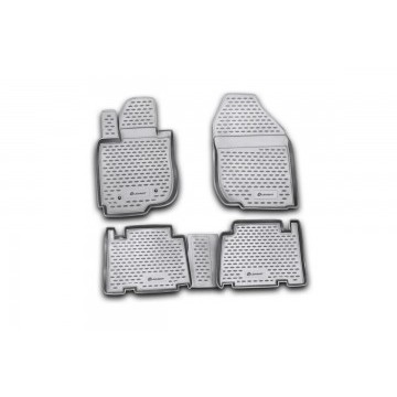 Коврики в салон TOYOTA RAV4 long 01/2006->, 4 шт. (полиуретан)