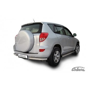 Уголки d57 Arbori нерж. сталь для Toyota RAV4 2006-2010