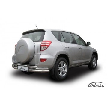 Уголки d76+d42 двойные Arbori нерж. сталь для Toyota RAV4 2009-2014