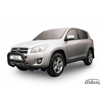 Кенгурятник d76 низкий Arbori черн. для Toyota RAV4 2009-2014
