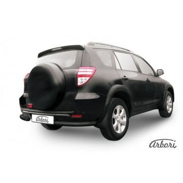 Уголки d76 Arbori черн. для Toyota RAV4 Long 2009-2014