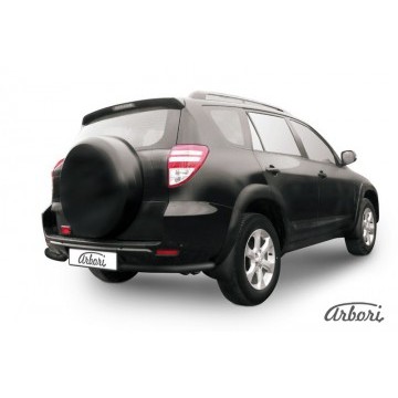 Уголки d57 Arbori черн. для Toyota RAV4 Long 2009-2014