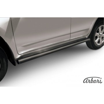 Защита порогов d57 труба Arbori черн. для Toyota RAV4 2010-2014