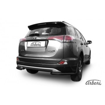 Уголки d57 Arbori черн. для TOYOTA RAV4 2015-нв