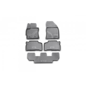Коврики в салон TOYOTA Verso, 2013-> 5 шт. (полиуретан)