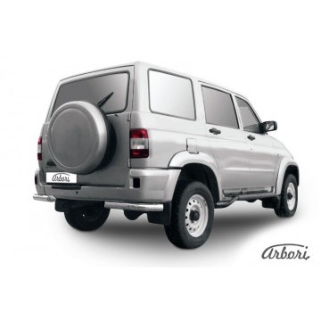 Уголки d76 Arbori нерж. сталь для UAZ PATRIOT 2005-2014