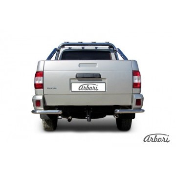 Уголки d57 Arbori нерж. сталь для UAZ PICKUP 2007-2014
