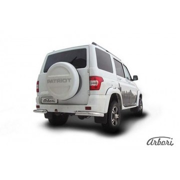 Уголки d76 Arbori нерж. сталь для UAZ PATRIOT 2014-нв