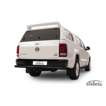 Защита заднего бампера d76 Arbori черн. для Volkswagen AMAROK(2013) 2013-2016