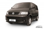 Защита переднего бампера d57 Arbori черн. для Volkswagen MULTIVAN 2003-2009