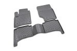 Коврики в салон VW Touareg I 10/2002-2010, 4 шт. (полиуретан, бежевые)