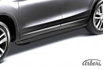 Комплект алюминиевых порогов Arbori Optima Black 2000 для VOLKSWAGEN Touareg 2013-2018