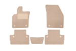 Коврики в салон Klever Premium VOLVO C30 АКПП 2006-2009, 2010->, хб., 5 шт. (текстиль, бежевые)