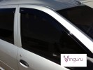 Дефлекторы окон Vinguru Lada Largus 2012- накладные скотч к-т 4 шт., материал литьевой поликарбонат